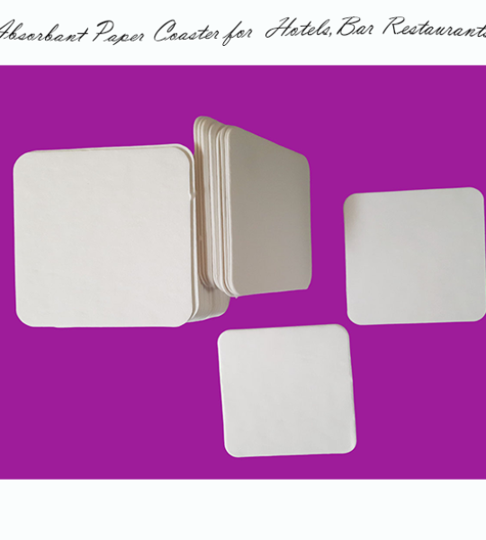 Paper Coaster 75 PCS-Disposable Hand Paper Absorbant Drink Coasters for Restaurant,hotels Made with Thick Paper-Goa-Bengaluru-Hyderabad-Pune