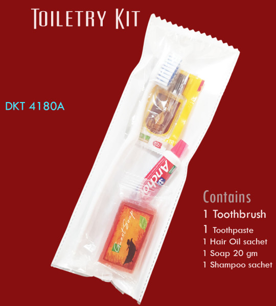 Zicniccom-POLYPACK (48 Set) Dental Kit with Toothpaste - Hospital toiletry kit
