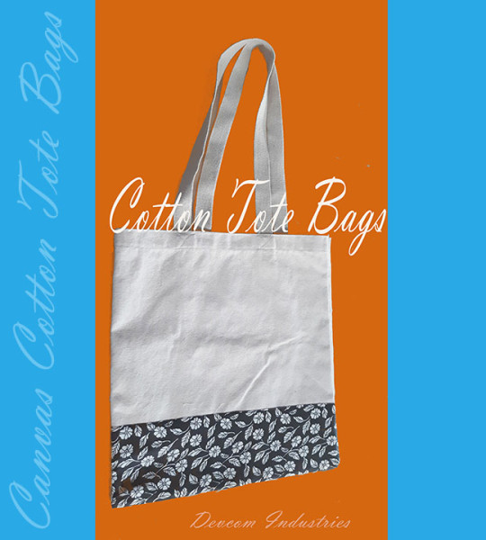 Classic Cotton Tote Bags - 16x14 Inch-Timeless Appeal-4 PCS SET